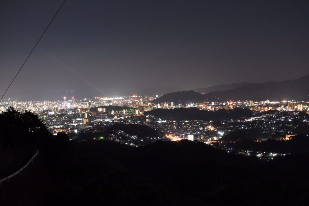 高知市内を一望できる絶景夜景スポット 「鴻ノ森」  レペゼン高知